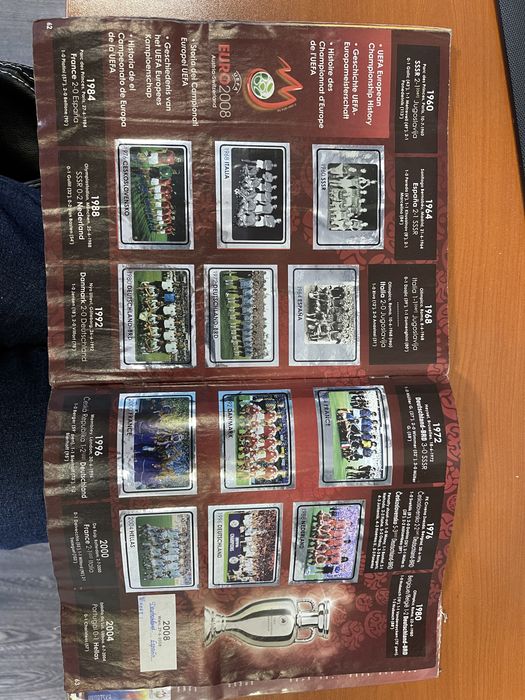 Альбом ЕВРО-2008 Panini