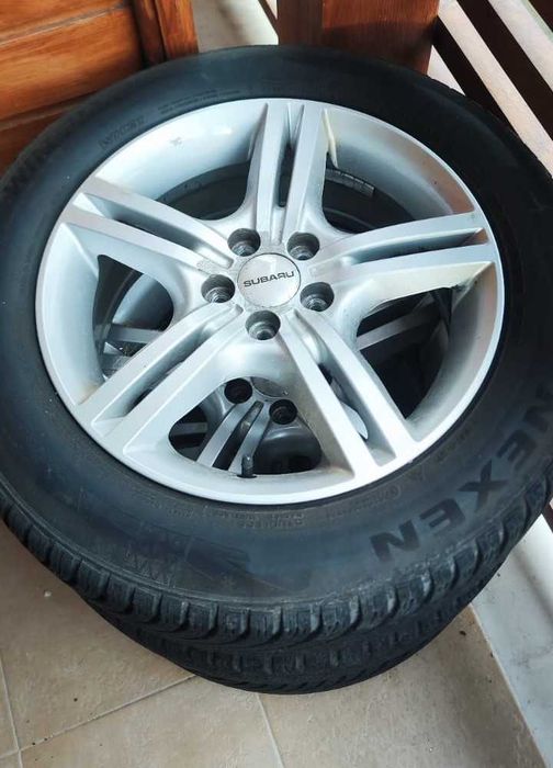 Джанти 16 цола 5x100 за Subaru със зимни гуми 205/60/16