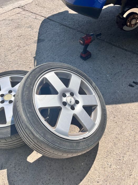 Джанти 17 5х100 гумите ги давам с джантите