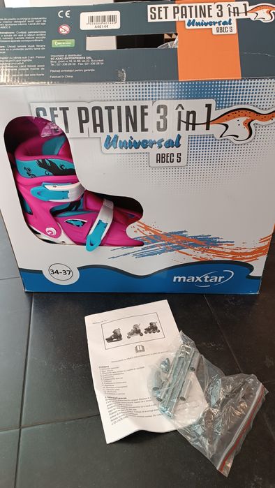 Ролери 3в1,ролкови кънки  с кънки за лед