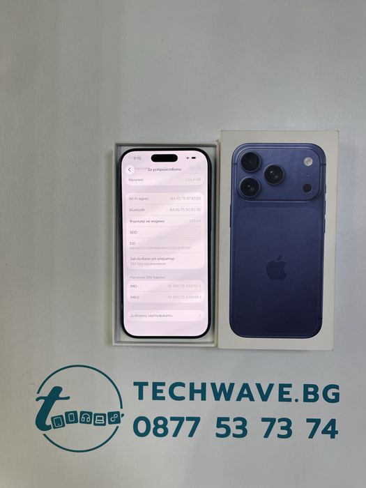 Apple iPhone 17 Pro 256GB Deep Blue 100%