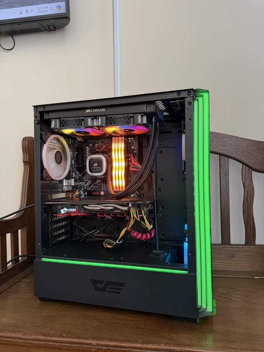 Геймърски компютър Ryzen 5 5600X | GTX 1080 8GB | 32GB RAM | 1TB NVMe SSD