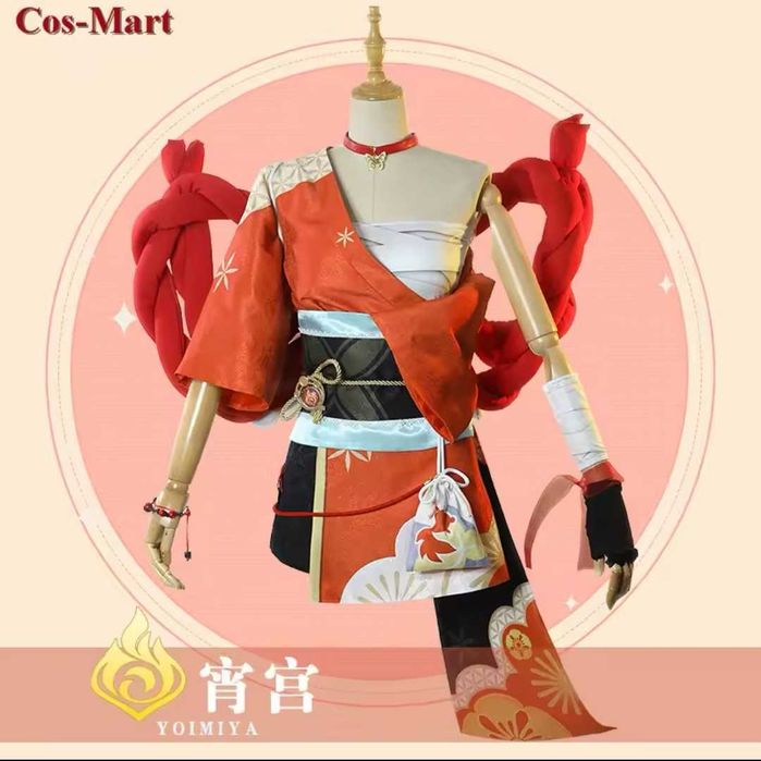 Yoimiya Cosplay Costume Genshin Impact