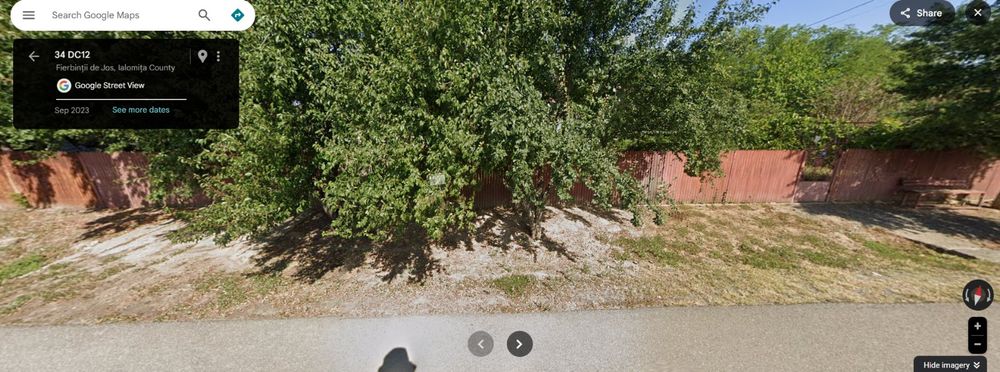 Teren intravilan Dridu‑Snagov