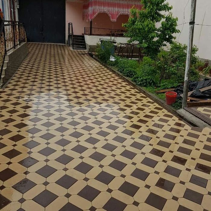 Тротуарные плитки, брусчатки