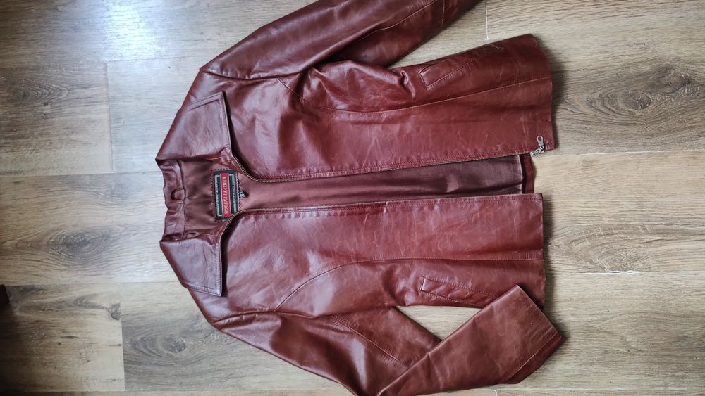 geacă piele, jachetă piele, mas. S