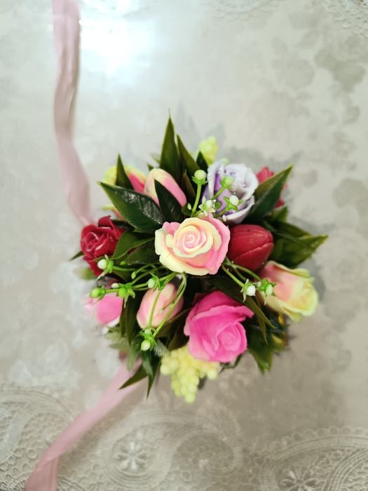 Букеты из мыло ручной работы