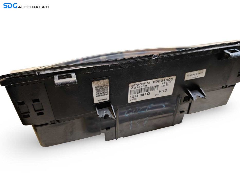 Kit Pornire ECU Calculator Motor Volkswagen Golf Plus 5 1.6 BGU 2004 - 2008 Cod 06A906033CB 1K0920851G [LS0720]