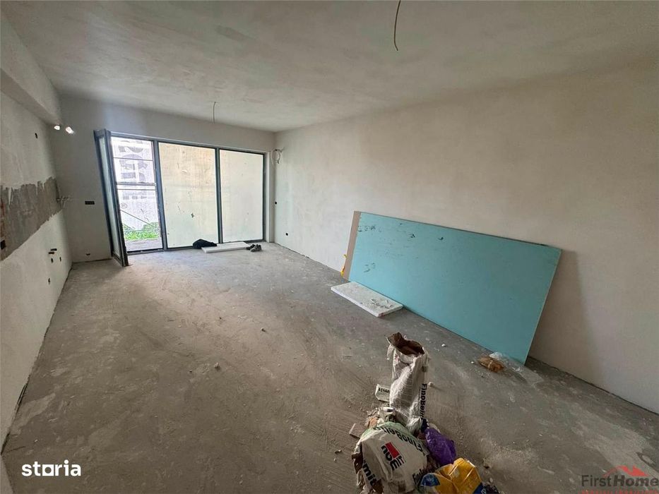 Apartament studio, 55 mp utili, geam la baie, comision 0%