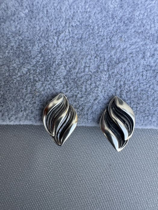 Cercei clips din argint