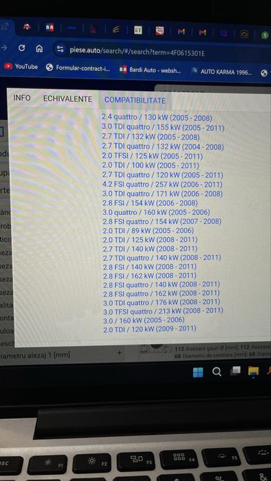 Discuri frână ventilate Zimmermann Audi A6 C6 Avant Allroad, A8 D3