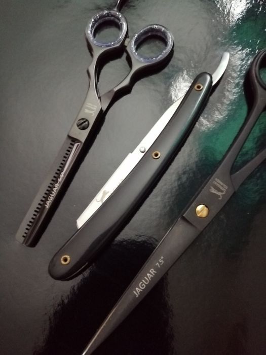 set foarfeci profesionale jaguar tuns filat brici 7.5