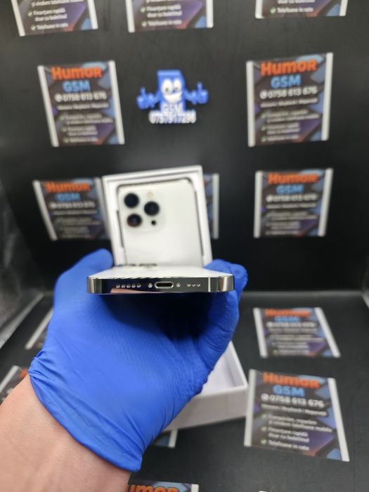 iPhone 13 Pro / Silver / 128GB / 100% / Garanție / Posibilitate Rate