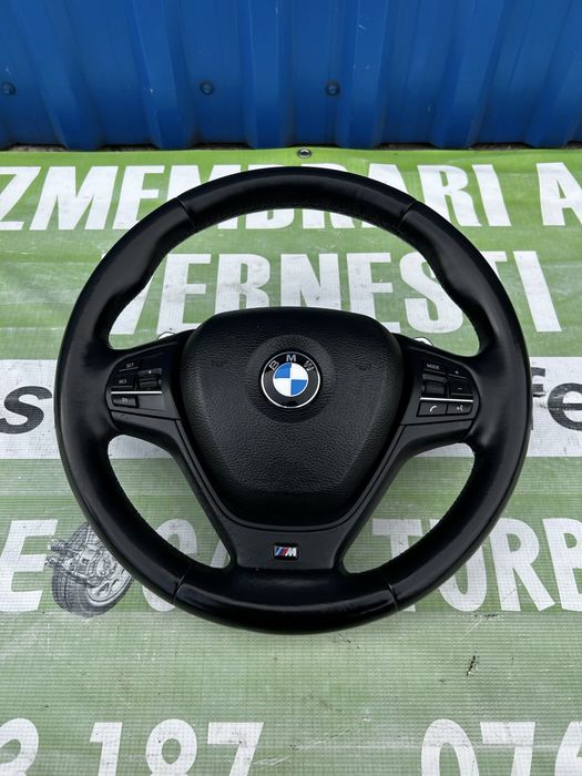 Volan complet cu airbag din piele cu padele BMW X4 F26