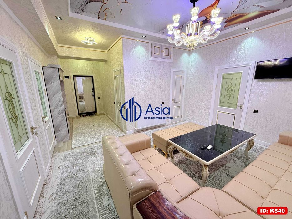 Gorgazdan 3x xonali zamonaviy kvartira Tezda sotiladi K540