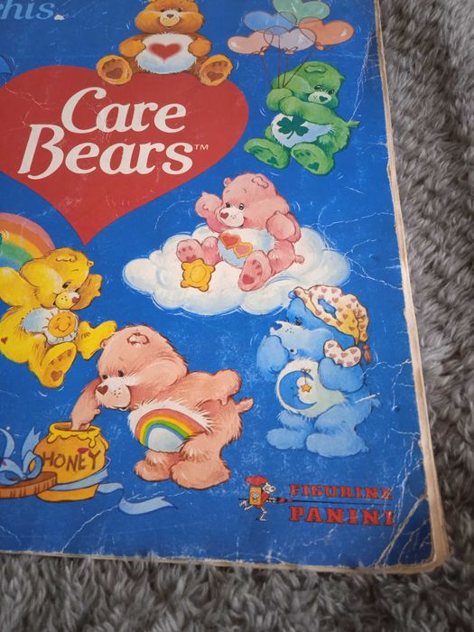 PANINI Care Bears - стар албум за стикери Панини от 80-те години