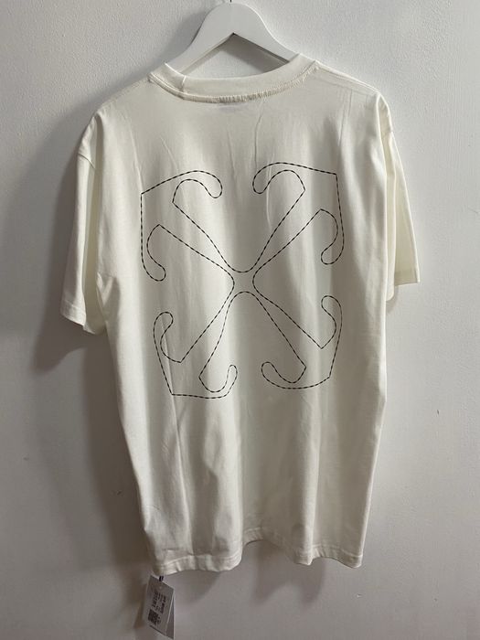 Tricou Fara guler Off Whi.te
