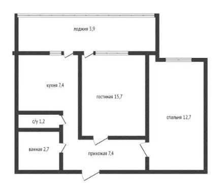 Продажа 2-комнатной квартиры