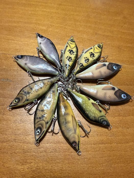 Ръчно изработени Джъркове,воблери,изкуствени примамки,щукарски