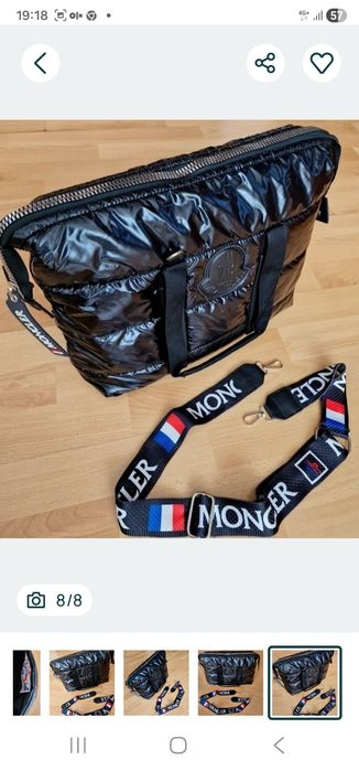 Geanta damă Moncler,curea detasabila umăr, import Italia