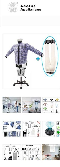 Aparat de uscat si calcat haine automat