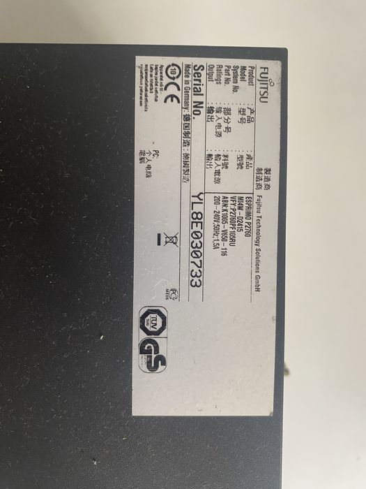 Fujitsu ESPRIMO P2760