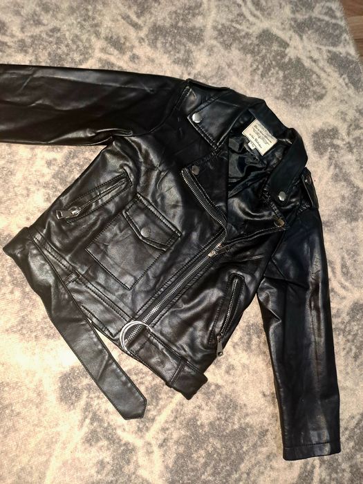 Коженная куртка касуха детская