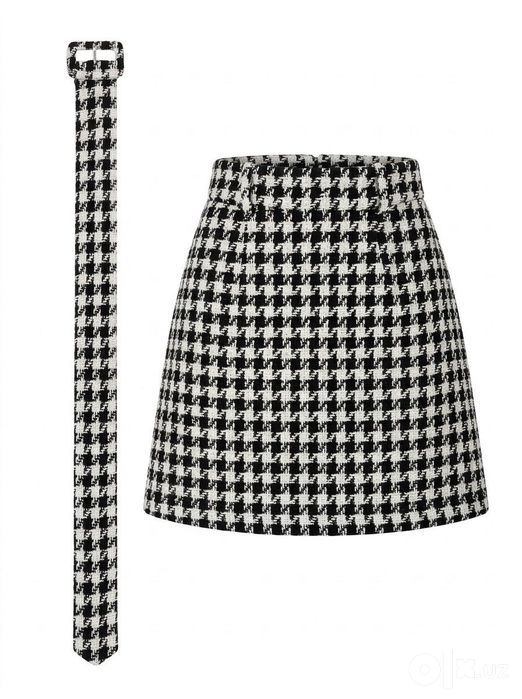Мини юбка Zara с ремнем
