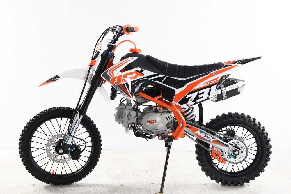 Motocicleta cross NCX Vyper25 17/14" 125cc 4T benzina alb/portocaliu