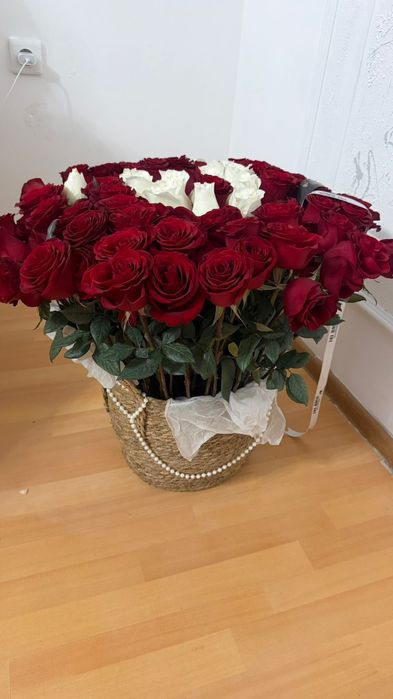 Цветы 101 Роза Новый