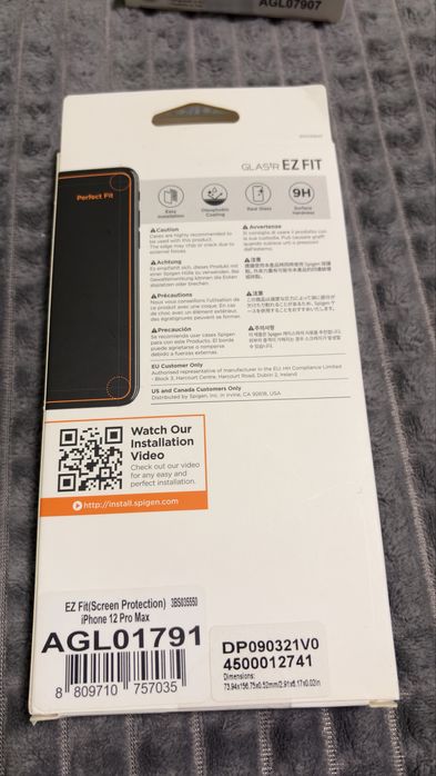 Folie spigen glass tr ez fit iphone 12 pro max