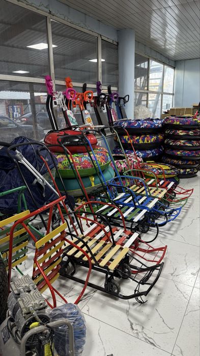 Новые санки разные виды