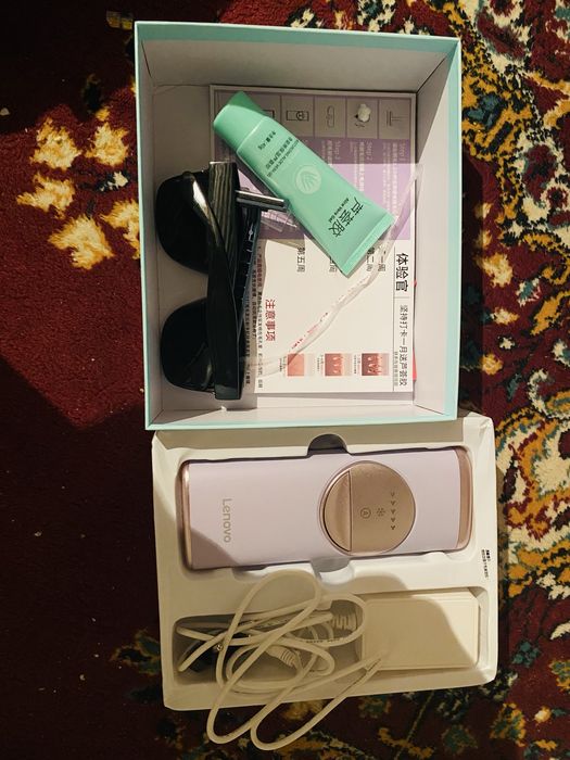 Lenovo мұз нүктелі лазерлік эпилятор 1 рет қолдансан әсерін беред