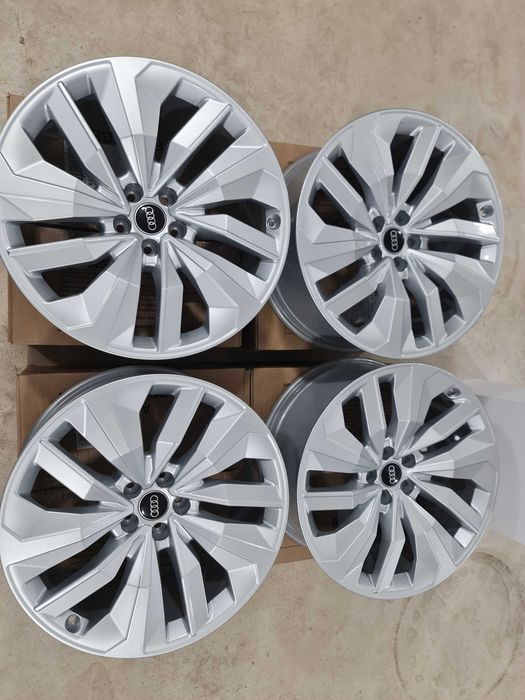 Jante R20 OEM noi pt Audi Q8 E-tron A6 Q3 Q5 Q6 Q7 A5 A7 5x112 66.6 9J et20 si senzori presiune roti