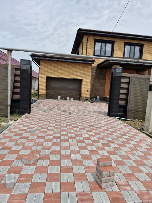 Укладка брусчатка