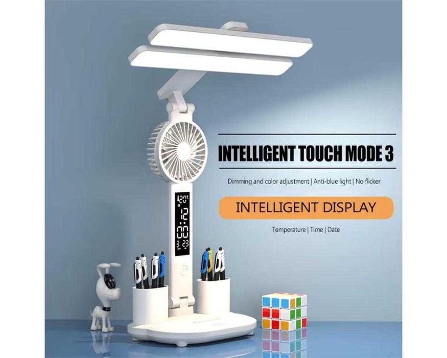 vand lampa led, cu ventilator, si ceas