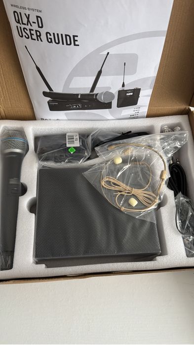 Shure qlxd full set beta 58 - lumina dynacord xa vl fbt