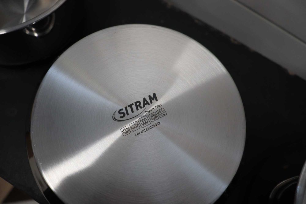 SITRAM-713511 Комплект 3 тенджери 16,18,20см, неръждаеми, подв. дръжка