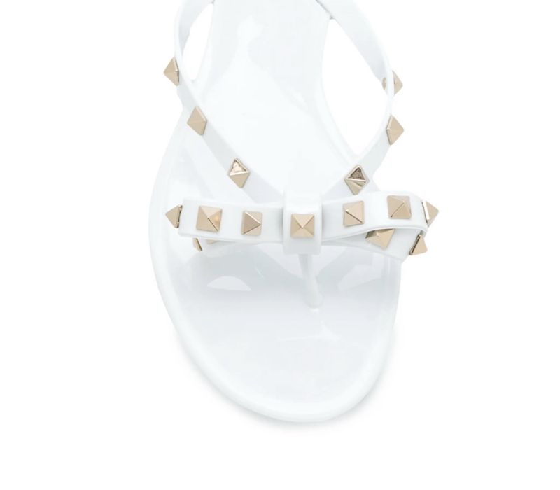 Чехли Valentino в бяло и в бежово