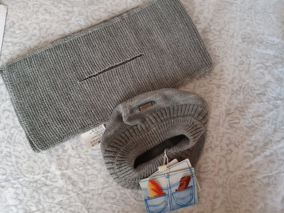 Комплект шапка и шалче