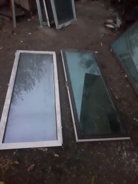 Алюминиевые окна без рам