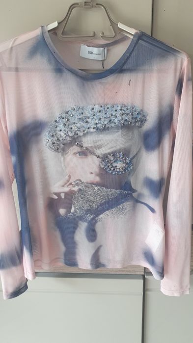 Bluză nouă BSB transparentă