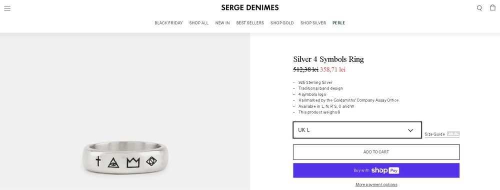 Inel argint 925 Serge DeNimes