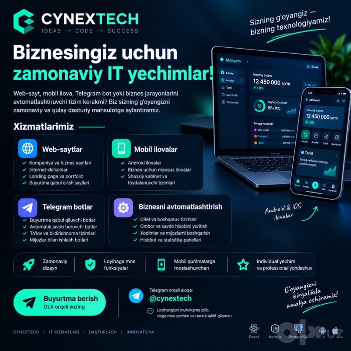 IT xizmatlar va yechimlar