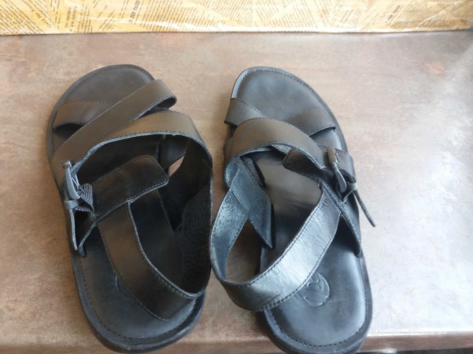 мъжки сандали,Bata,летни отворени обувки,черни кожени сандали
