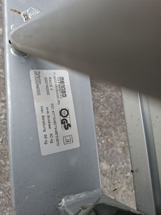 Suport biciclete pe cârlig menabo race 4