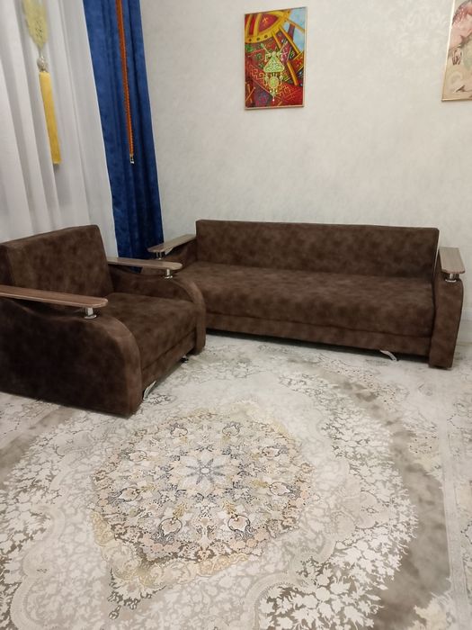 Диван и кресло за 60000тенге