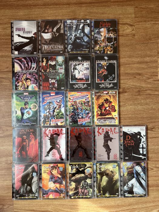 Диски DVD из личной коллекции