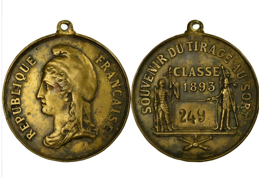Medalie din bronz 1893