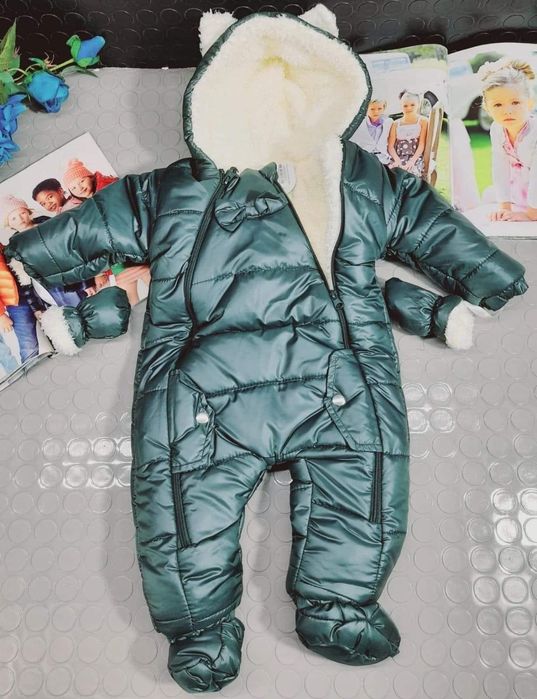 Бебешки зимен ромпър